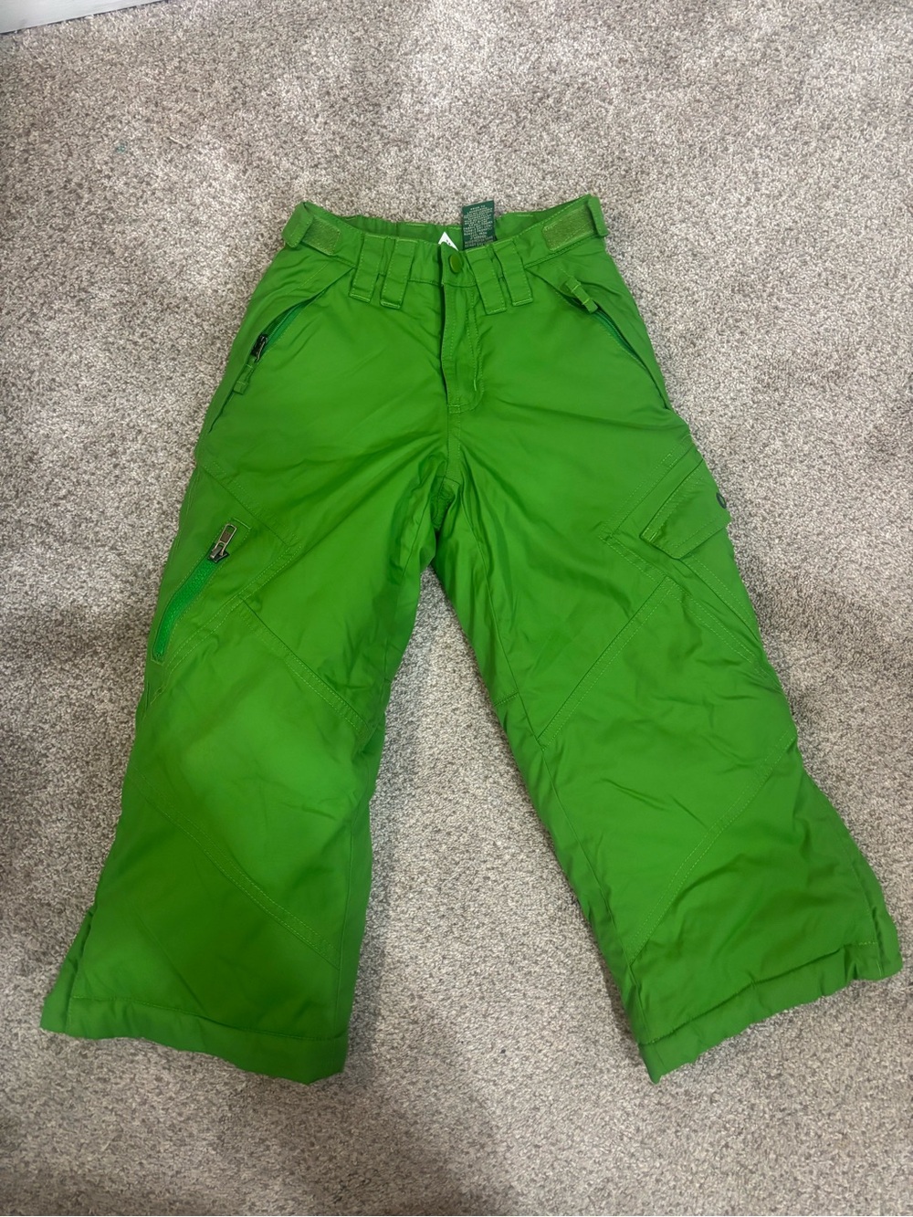 LL Bean Toddler Unisex Green Snow Pants Ski Pants Snowboarding Pants Nylon
